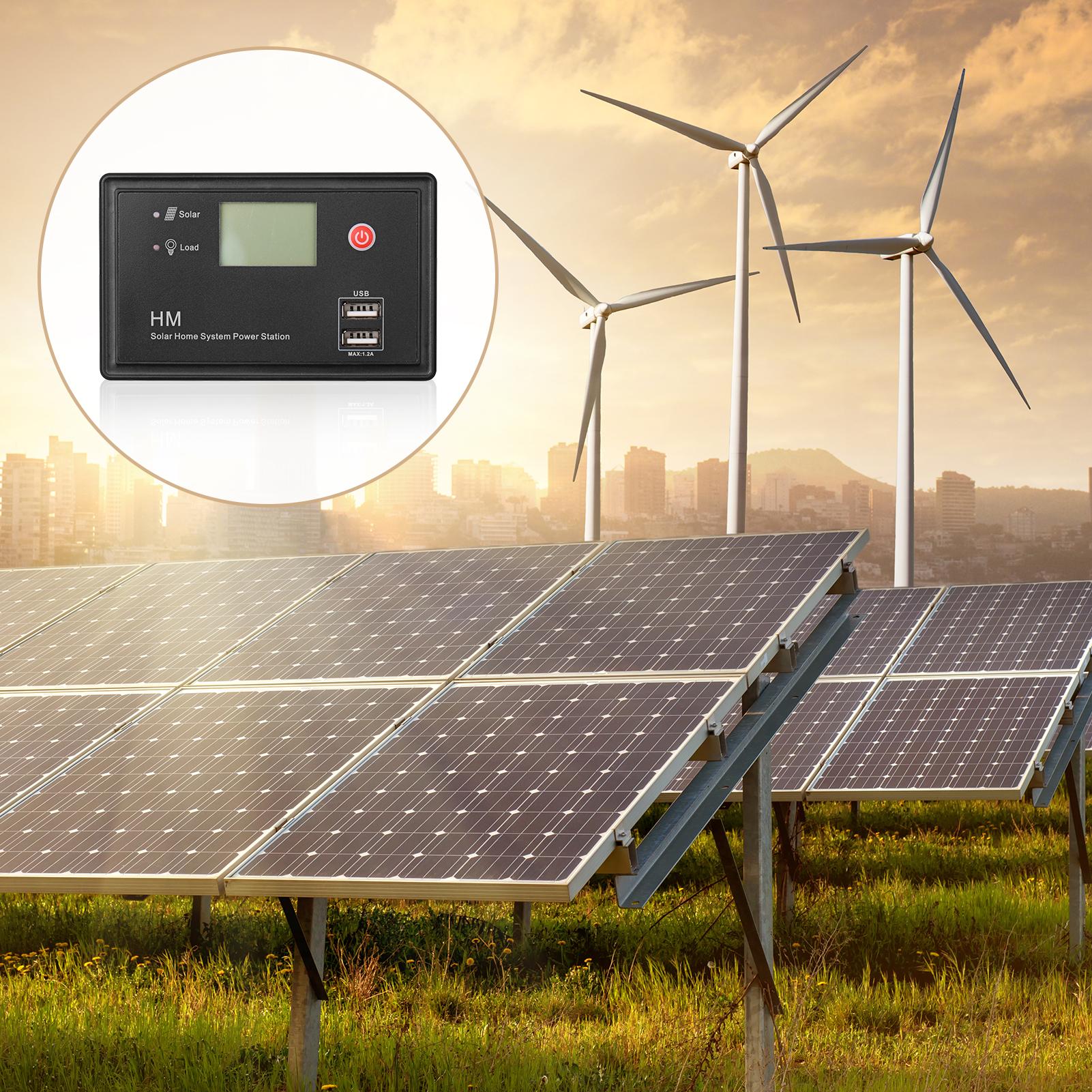 Bộ điều khiển sạc năng lượng mặt trời PWM hỗ trợ nhận dạng tự động 12V / 24V cho điện áp hệ thống.Có 5 chế độ . 20A