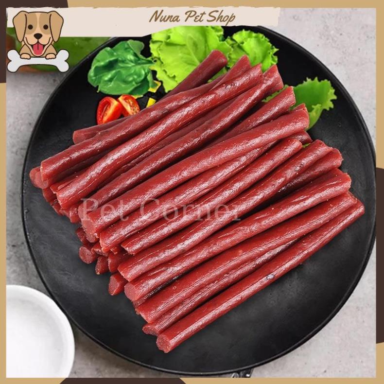 Thịt bò cao cấp Hello Joy thơm ngon, bổ sung canxi cho chó (Gói 500gr) - Bánh thưởng cho chó, đồ ăn vặt cho thú cưng