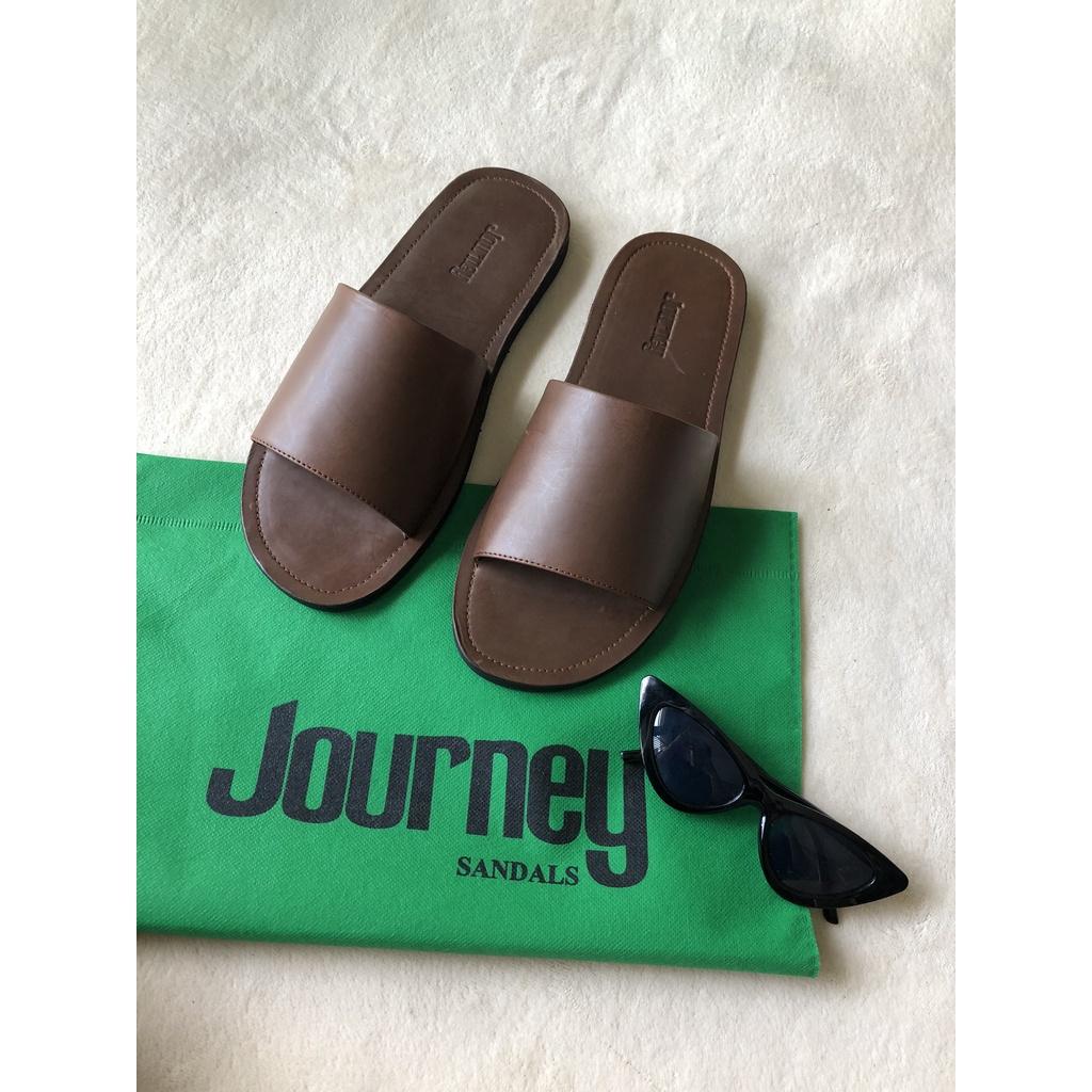 Dép Bảng Nam Nữ JOURNEY Chất Liệu Da Cao Cấp.