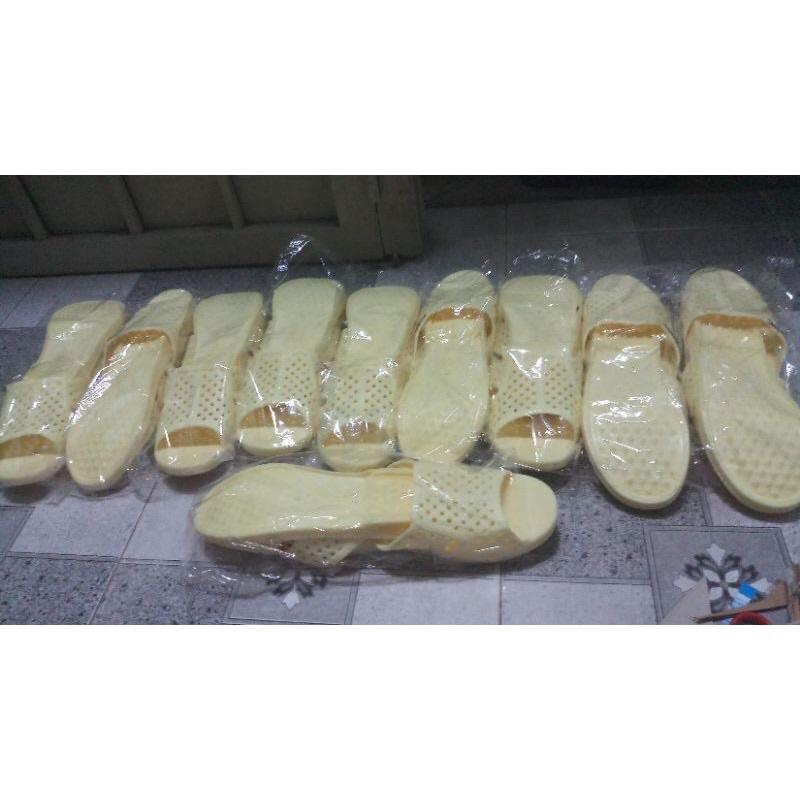 Dép tổ ong Thái xịn, dép tổ ong đi trong nhà, văn phòng loại đẹp trắng/vàng