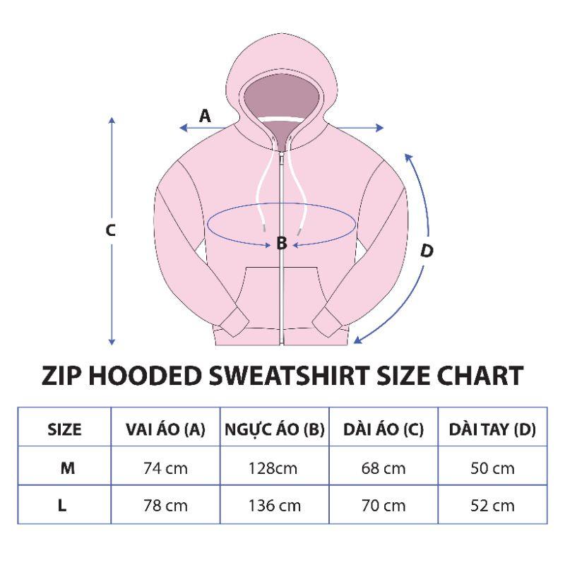 UPZ Áo Khoác Hoodie Dây Kéo Dont Grow Up (2 Màu)