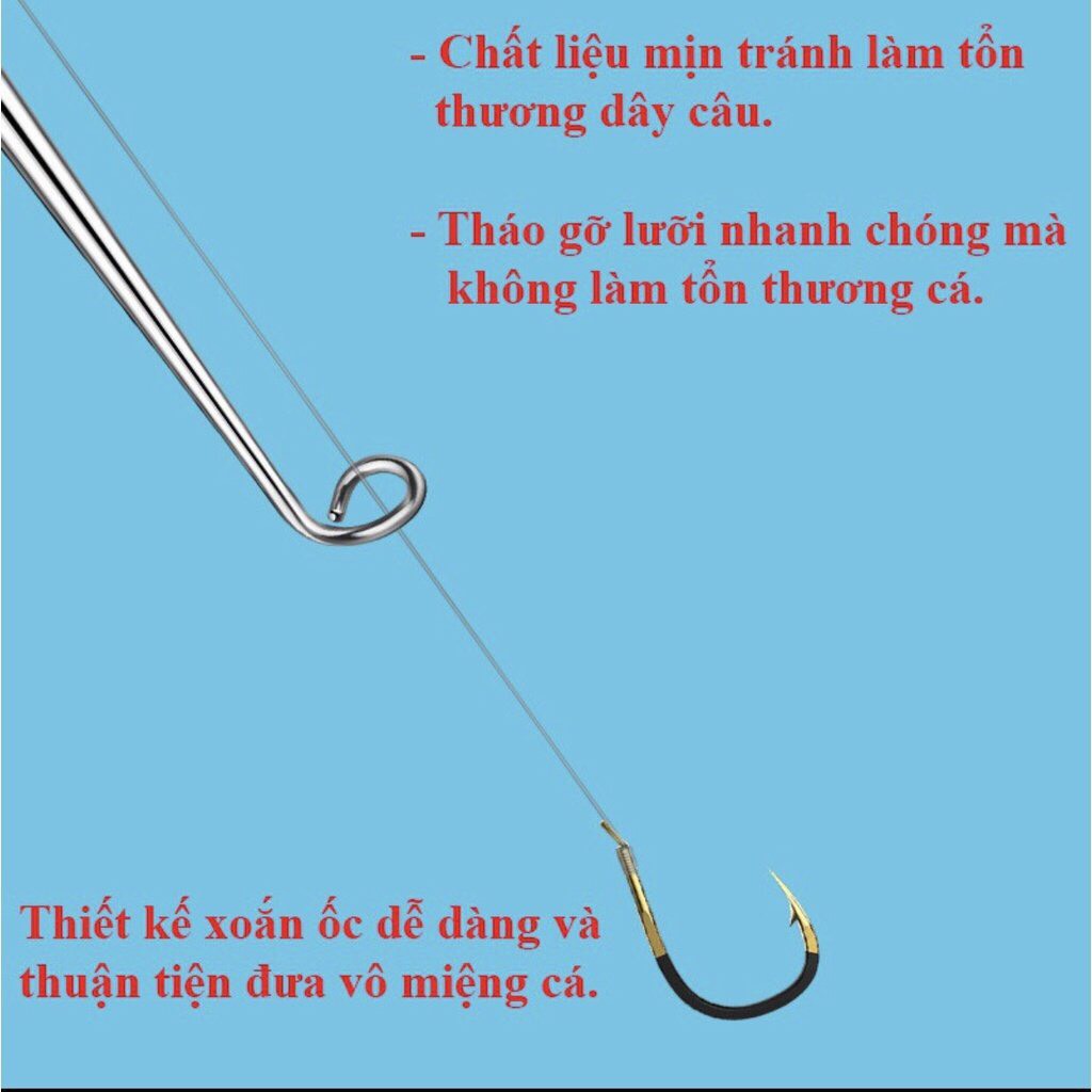 Dụng Cụ Gỡ Lưỡi Câu Cá Chất Liệu Inox Chống Rỉ