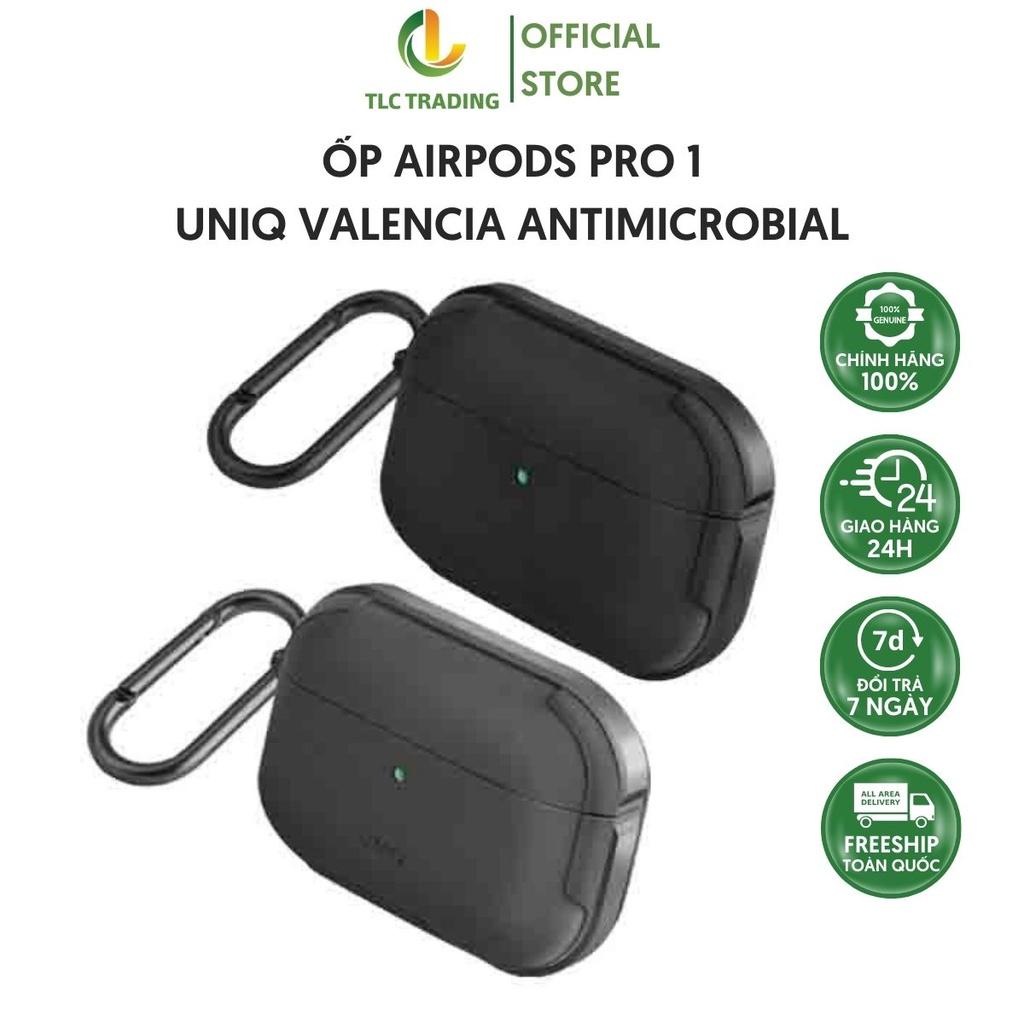 Ốp dành cho Airpods Pro UNIQ Valencia Antimicrobial Dành Cho Airpods Pro 1 Cao Cấp Phong Cách Thanh Lịch - HÀNG CHÍNH HÃNG