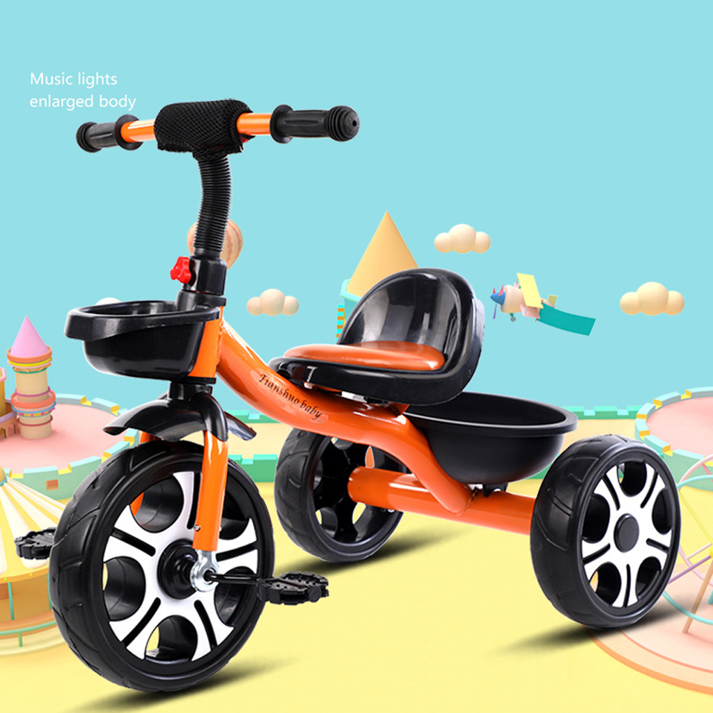 Xe Đạp 3 Bánh Yên Da Có Giỏ Đồ