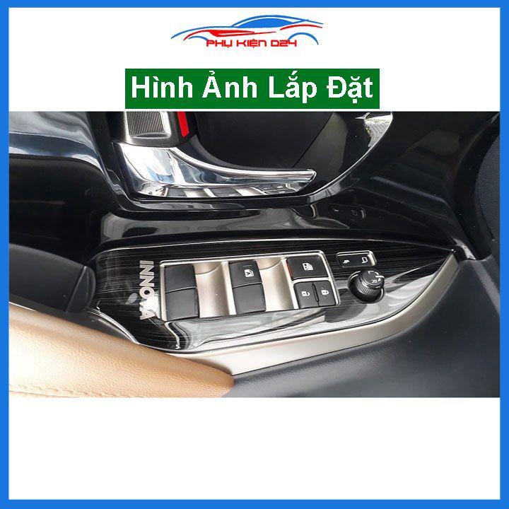 Ốp nội thất Innova 2017-2018-2019-2020-2021-2022 vân Titan bảo vệ chống trầy xước và làm đẹp xe