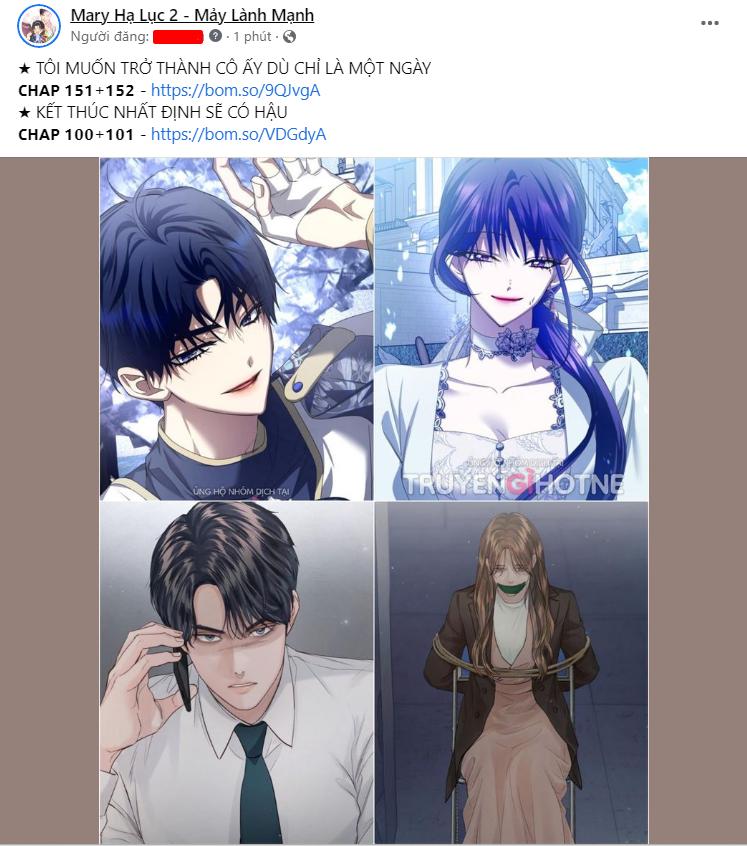 tôi muốn trở thành cô ấy dù chỉ là một ngày chapter 151.1 2