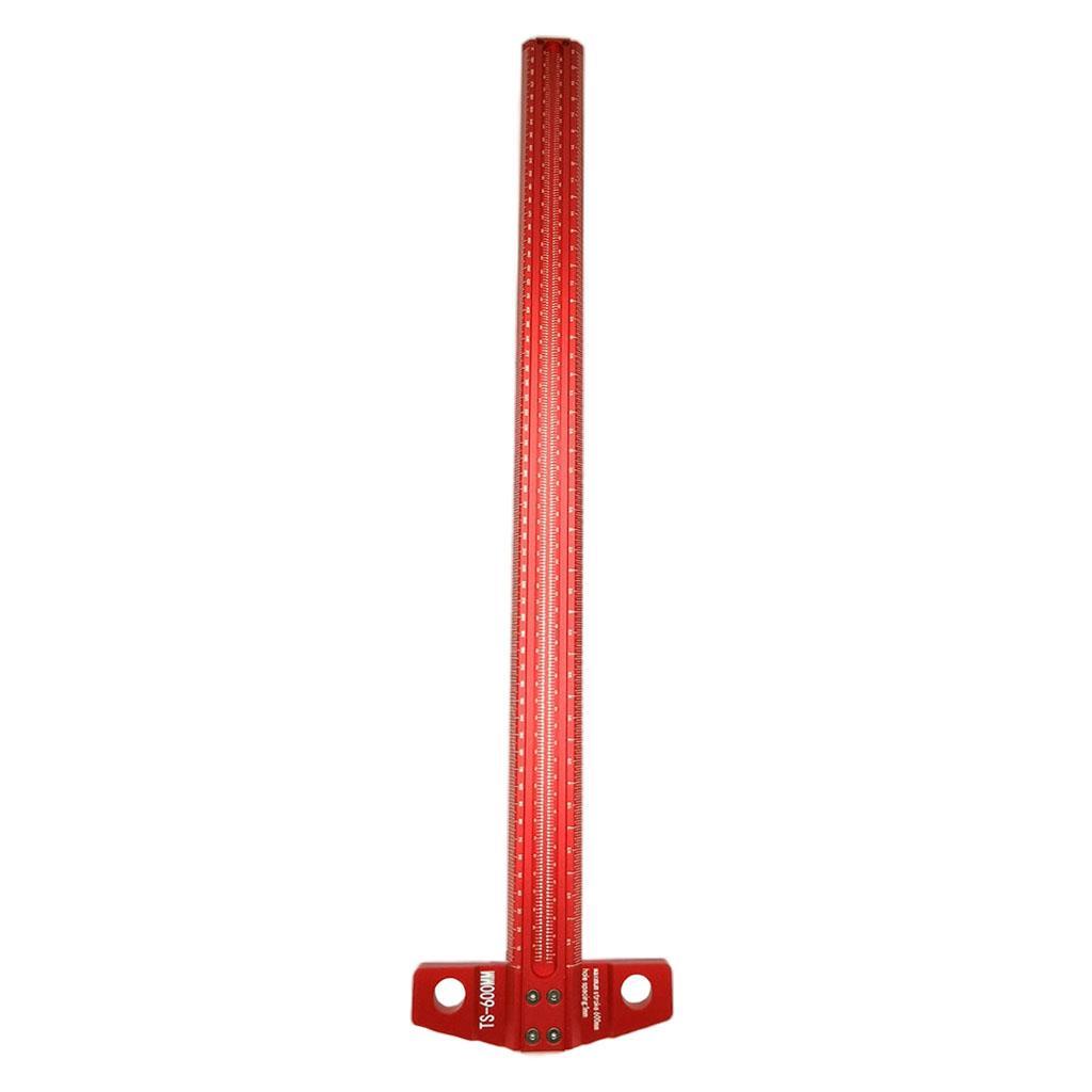 Scribe T-Type Ruler Aluminum for Vertical Line Right Angle