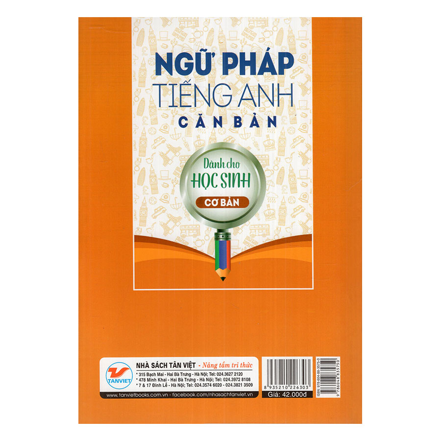 Ngữ Pháp Tiếng Anh Căn Bản Dành Cho Học Sinh Cơ Bản