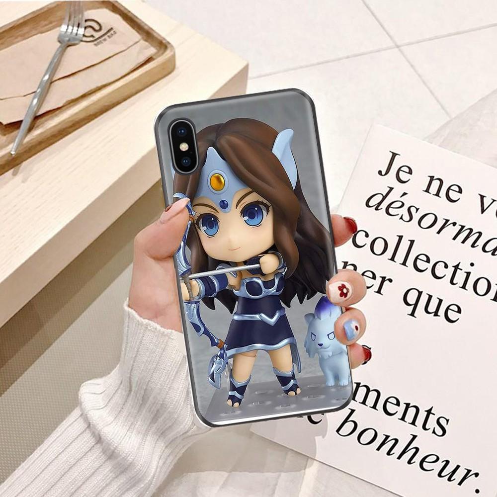 Ốp lưng dành cho iPhone XS Silicon dẻo hình Cô Bé Siêu Nhân