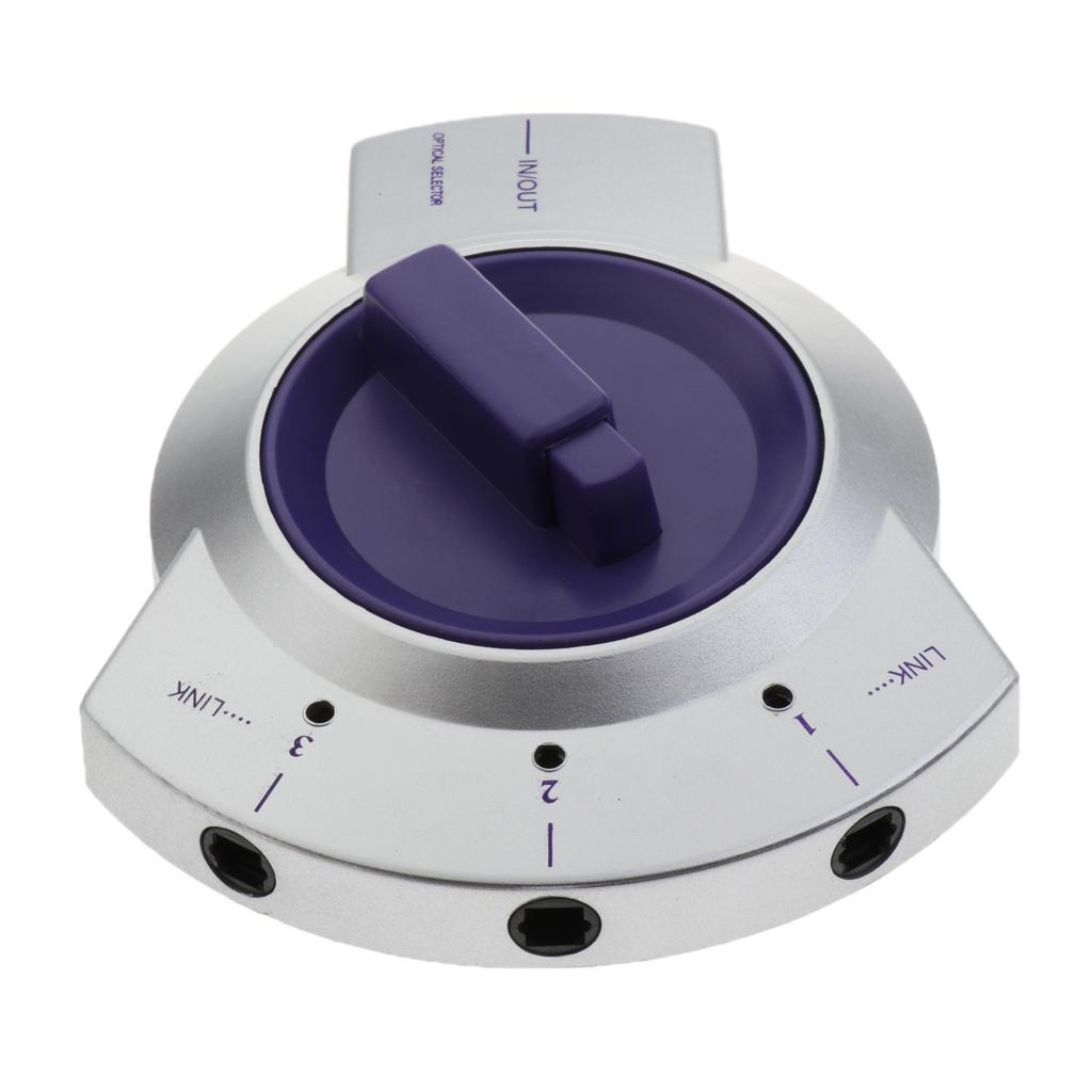 Digital Optical Audio Switcher Splitter 1x3 Toslink Select Support Dolby AC3