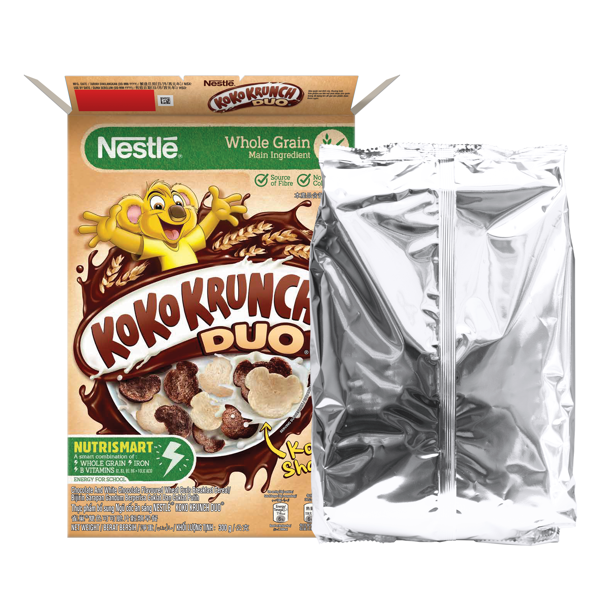 Ngũ cốc ăn sáng KOKO KRUNCH DUO (Hộp 300g)