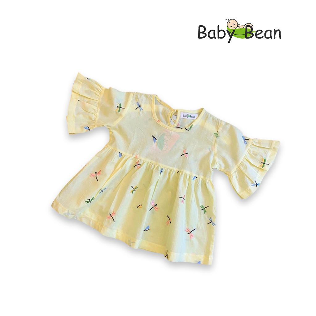 Áo Xô Thêu kiểu Búp Bê BabyDoll Bé Gái BabyBean