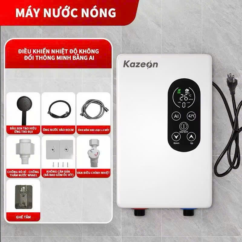 Mua Máy Nước Nóng Thông Minh Tích Hợp Vòi Sen, An Toàn Cho Gia Đình, Loại Xịn