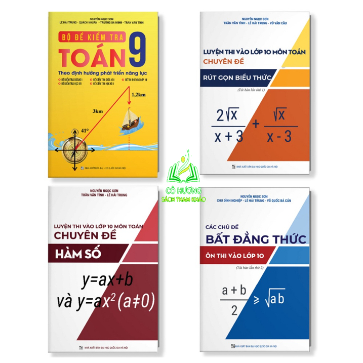 Sách - Combo 4 cuốn Chuyên đề Toán ôn thi vào lớp 10