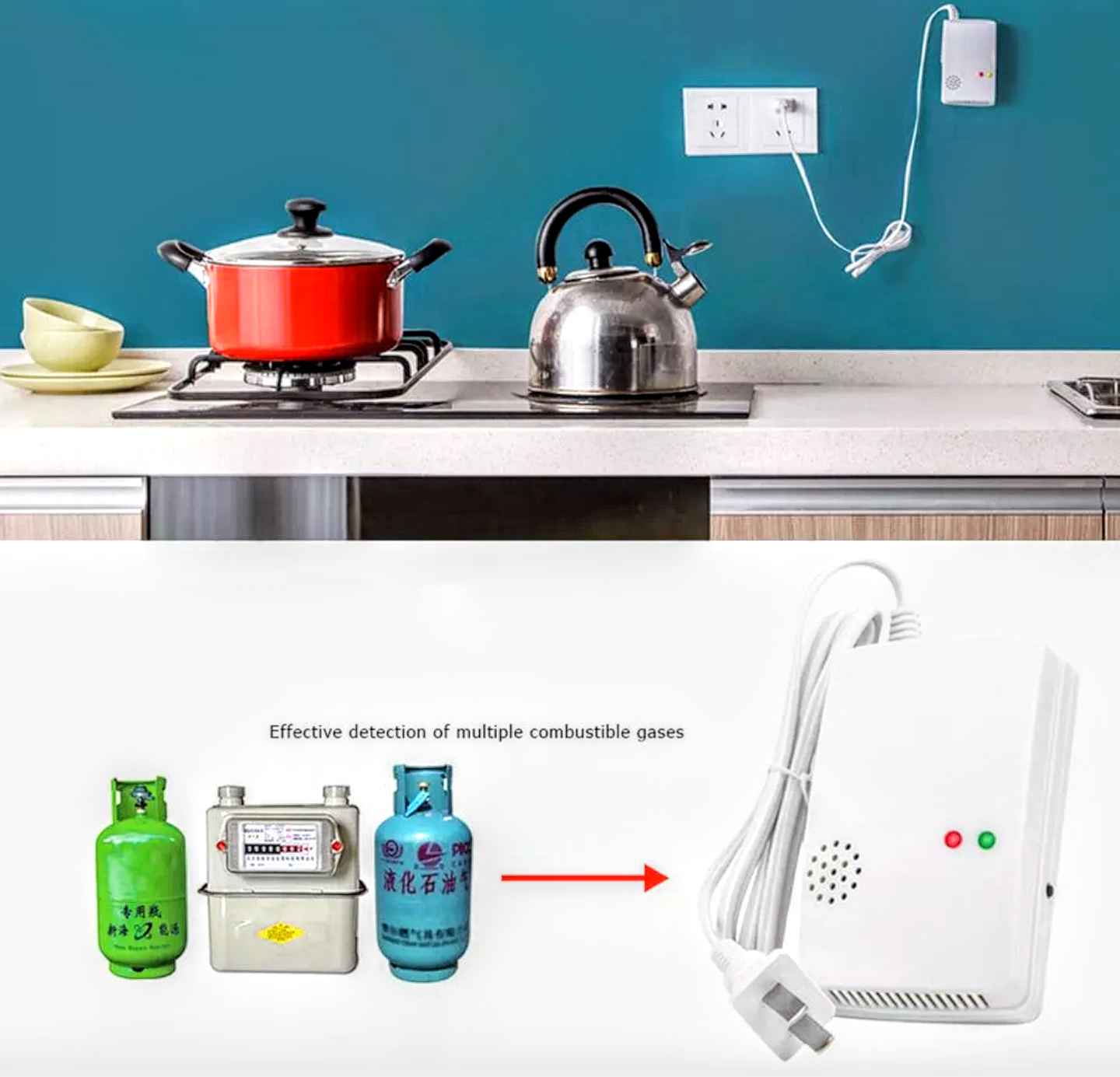 THIẾT BỊ BÁO ĐỘNG RÒ RỈ KHÍ GAS THÔNG MINH AN TOÀN CÔNG NGHỆ MỚI HÀNG LOẠI TỐT