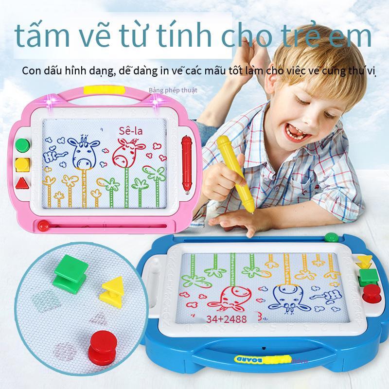Phong cách mới nhất bảng vẽ từ tính lớn dành cho trẻ em bảng viết màu bảng đen nhỏ học tập phim hoạt hình graffiti bảng đồ chơi vẽ 1-3 tuổi