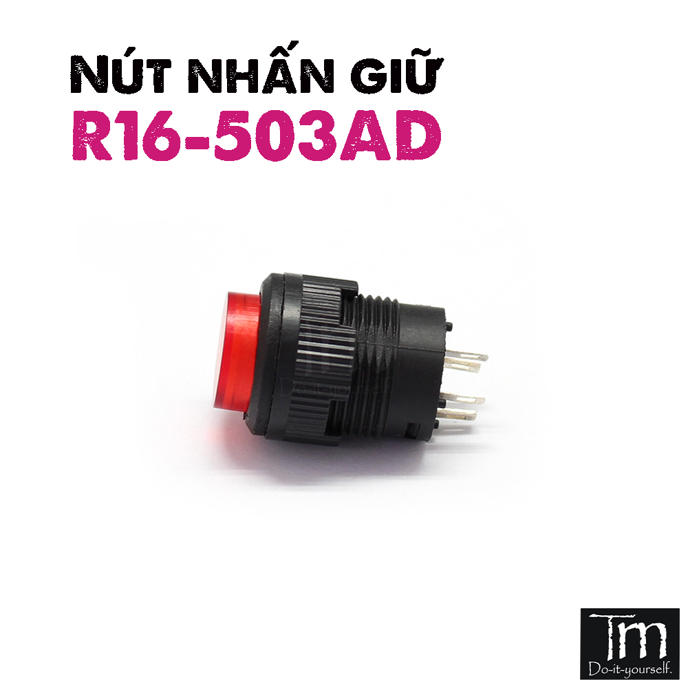 Nút Nhấn Giữ 16mm R16-503AD