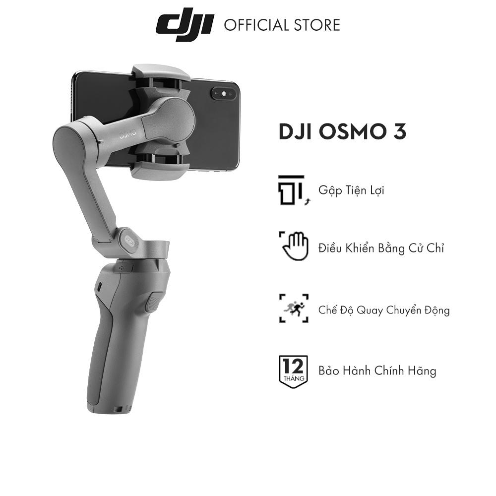 Tay cầm gimbal DJI Osmo Mobile 3 Combo chống rung điện thoại