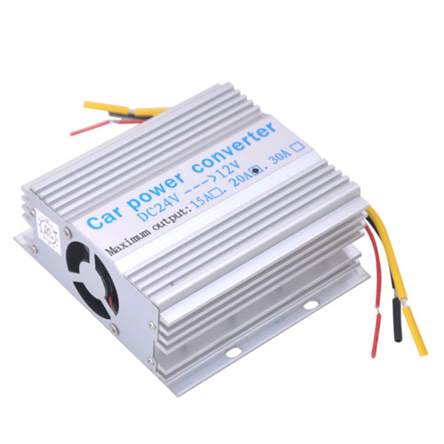 Bộ Chuyển Đổi Điện Áp Xe Hơi 24VDC Sang 12VDC 20A Tản Nhiệt Công Suất Cao