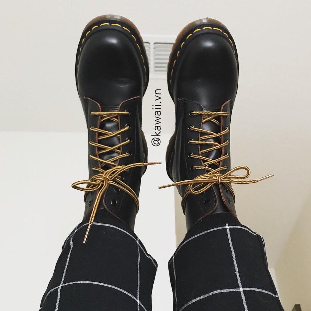 Giày ORIGIN BOOTS cổ cao chất da lì cao cấp đế 3,5cm