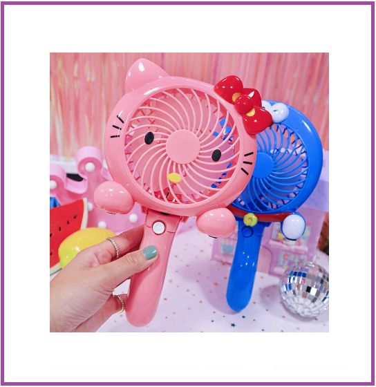 Quạt Mini Cầm Tay, Để Bàn Sạc Pin Siêu Mát. Quạt sạc cầm tay gấp gọn.Quạt sạc tích điện