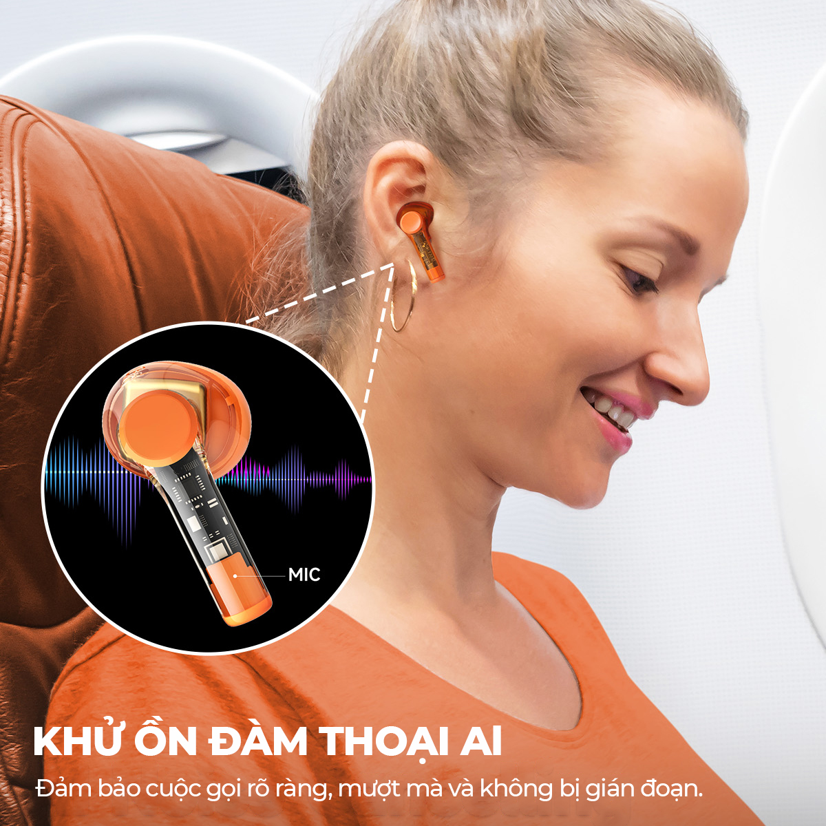 Tai nghe Bluetooth True Wireless TRUEFREE T3 - Hàng Chính Hãng