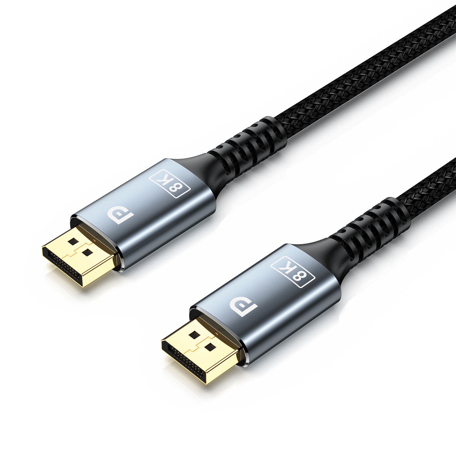 Cáp DisplayPort FIRO - Dây DisplayPort 1.4 8K/60Hz/32,4Gbps - Dài 2 Mét Lõi Dù Dùng Cho Tivi/ Máy Tính/ Playstation - Hàng Chính Hãng
