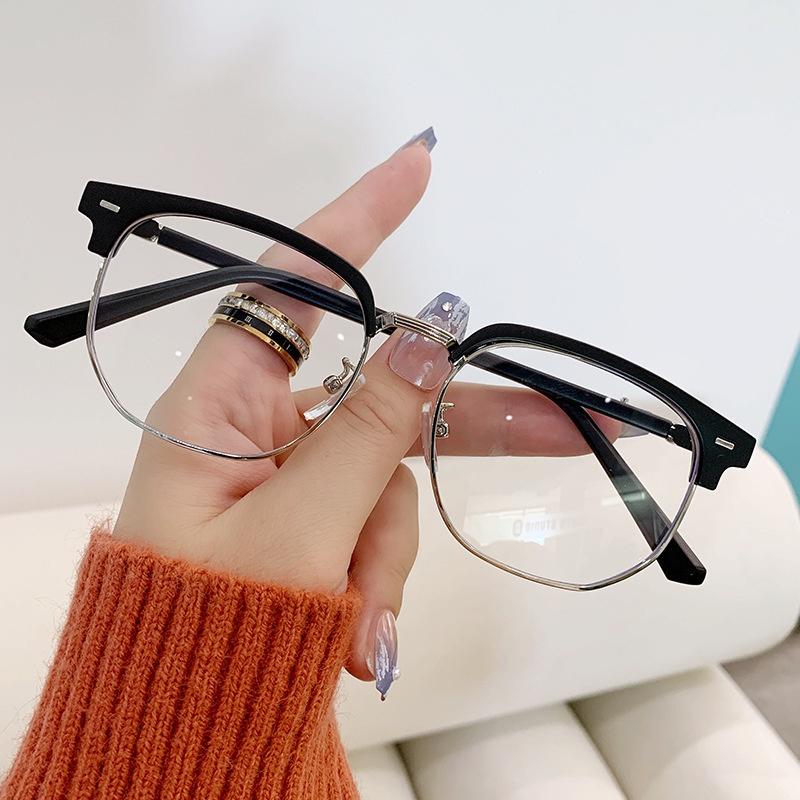 *Ready Stock* Anti Blue Light Blocking Glasses Women's Clear Anti Radiation Filter TR90 Glasses