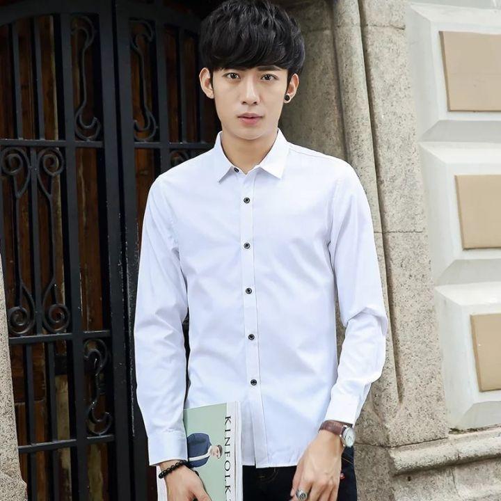 Áo sơ mi nam dài tay hàn quốc đẹp cao cấp giá rẻ ️KINGSPORT️ Áo sơ mi nam hàn quốc trắng cao cấp dài tay rẻ đẹp