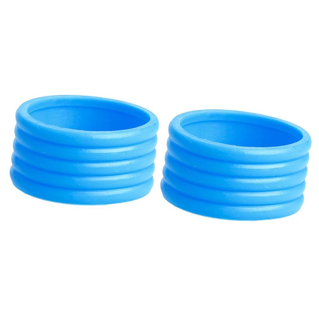 2pcs Silicone Tennis Racket Racquet Handle Loop