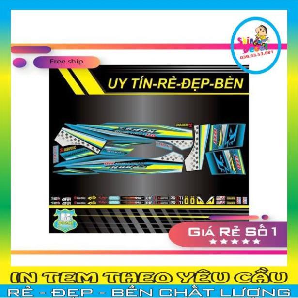 Tem rời Sirius xăng cơ V8