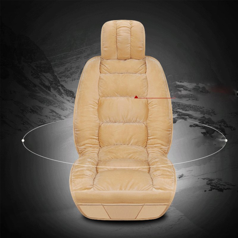 Bộ 5 lót ghế ô tô NHUNG SIÊU MỀM CAO CẤP, cho dế bạn lên thêm đẳng cấp sang chảnh-83210