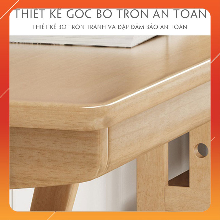 Bộ Bàn Ghế Gỗ Thông Phong Cách Bắc Âu Cao Cấp - Bộ Bàn Làm Việc Gỗ Tự Nhiên Đa Năng