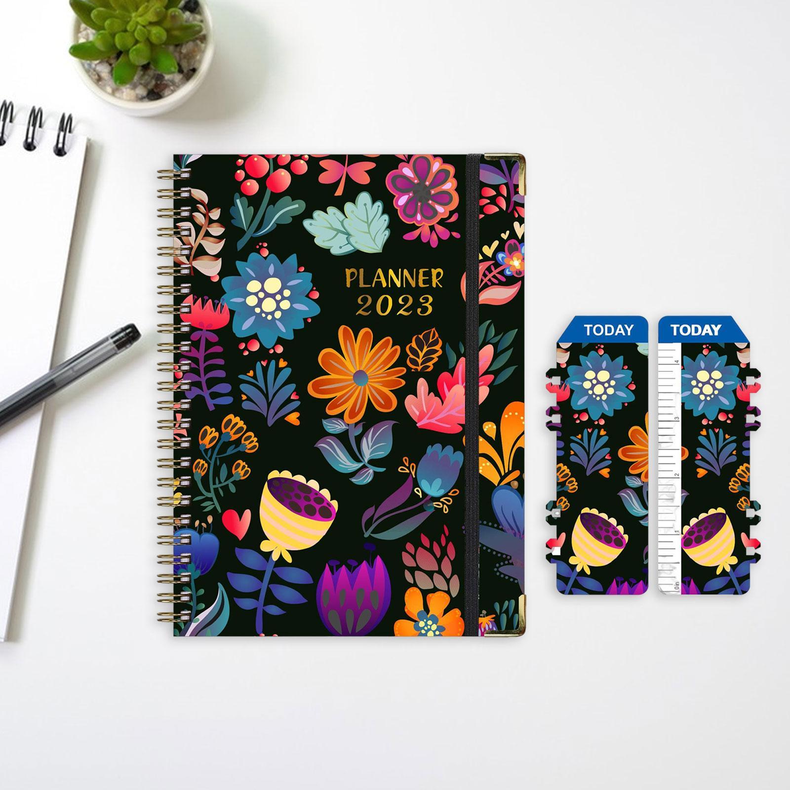 Schedule Planner 71 Page with 2 Bookmarks Agenda 2023 Planner for School