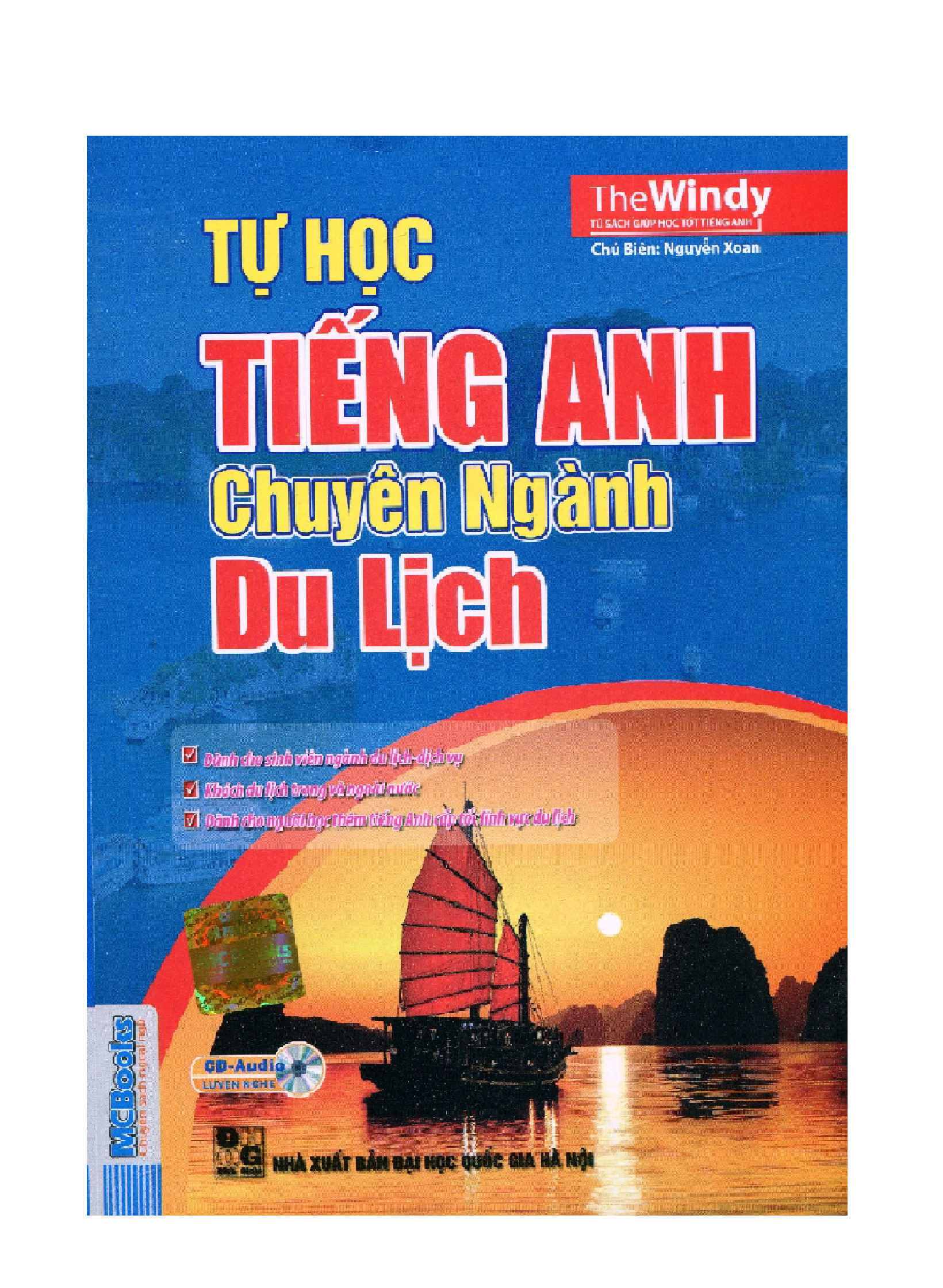 Sách- tự Học Tiếng Anh Chuyên Ngành Du Lịch (Tặng Đệm Tay Cầm Bút) PB