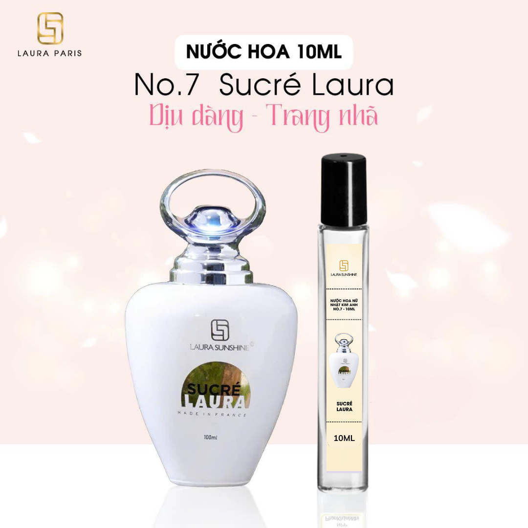 [Trợ giá 49K] Nước hoa chiết Nhật Kim Anh - Laura Sunshine Parfum 10ml - Mẫu mới năm 2025