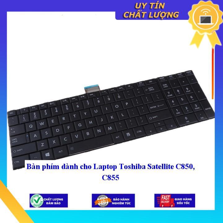Bàn phím dùng cho Laptop Toshiba Satellite C850 C855 - Hàng Nhập Khẩu New Seal