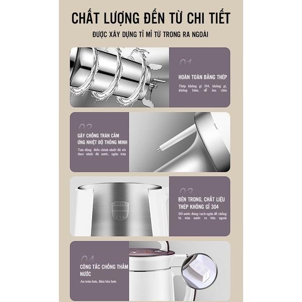 [Hàng Chính Hãng]Máy Làm Sữa Hạt Đa Năng Seka Chính Hãng Cao Cấp.