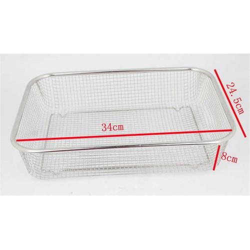 Bộ 2 rổ lưới inox không rỉ sét kích thước 29 x 21cm