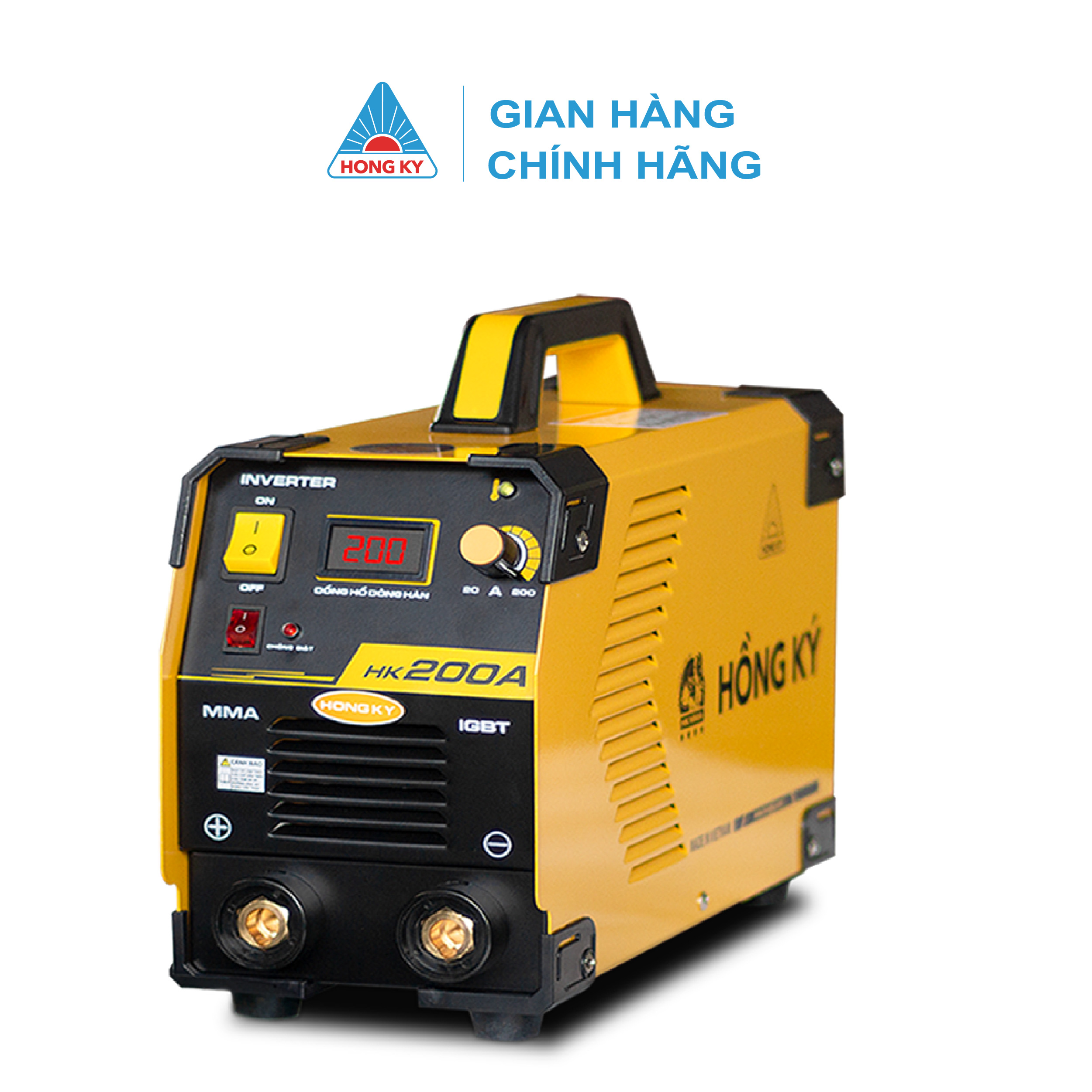 Máy hàn que MMA Hồng Ký Master 200 Ampe 220V - HK200A (IGBT)