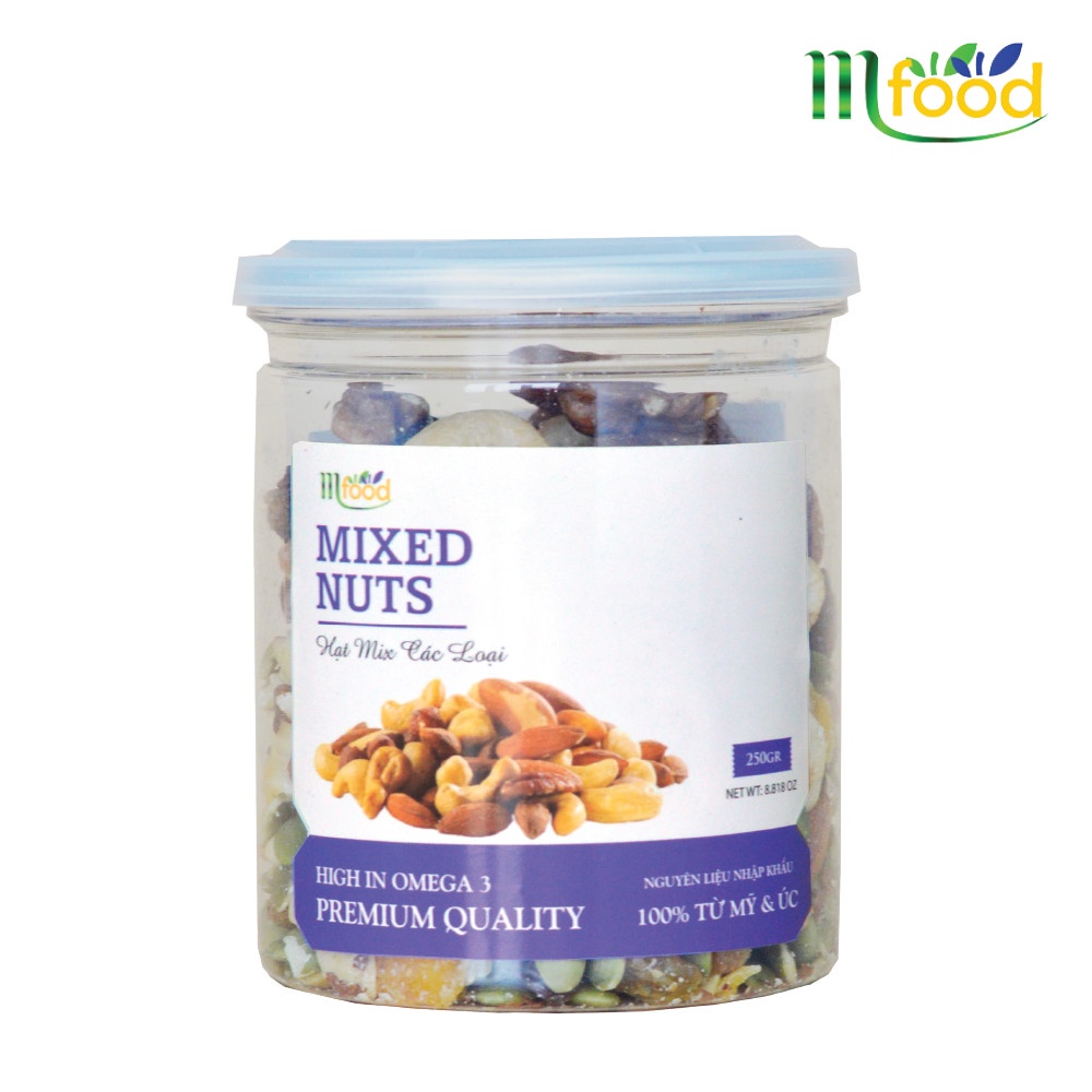 MIX HẠT DINH DƯỠNG HỦ 250GR