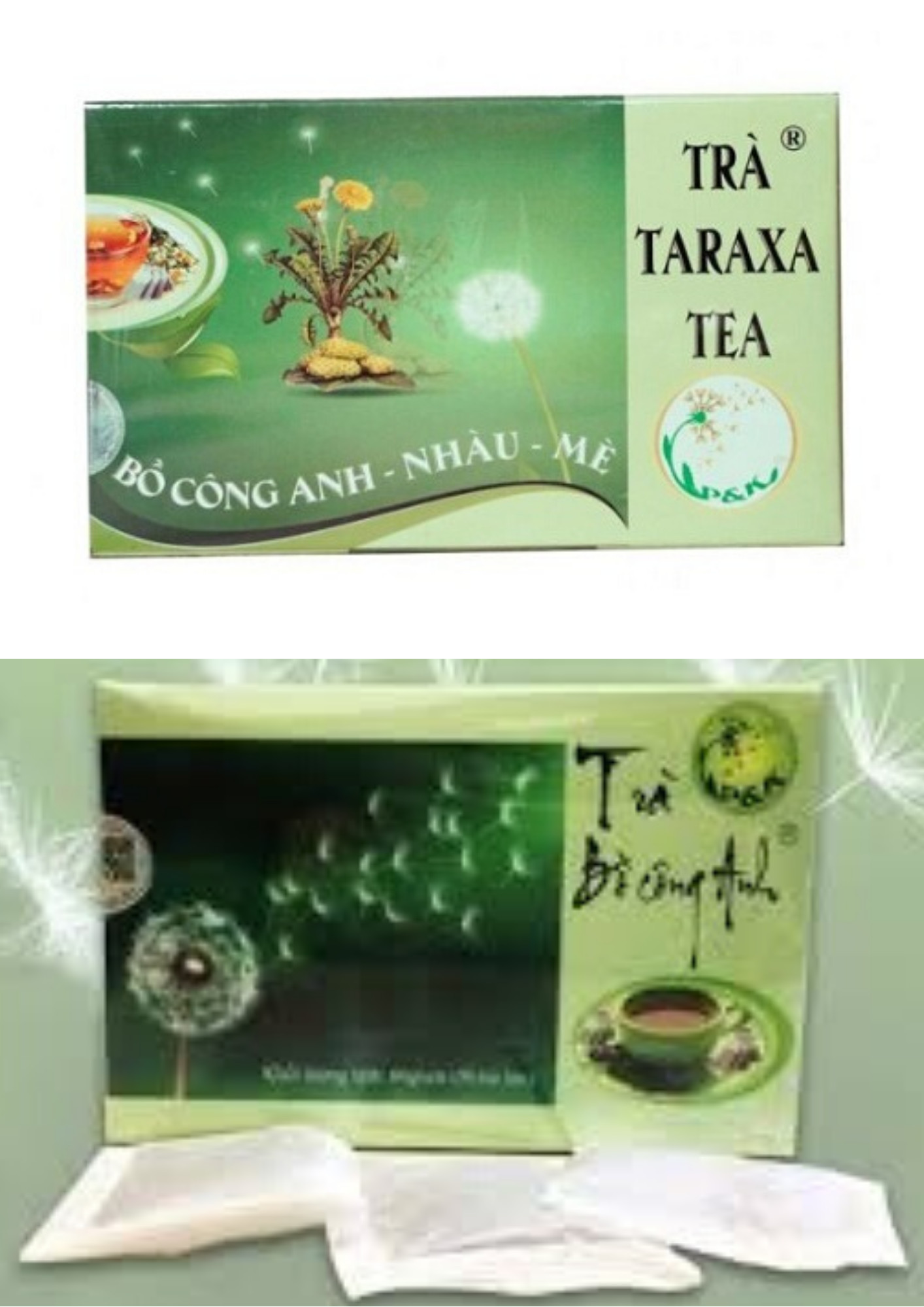 Combo Trà Bồ công anh và Taxara nhàu mè