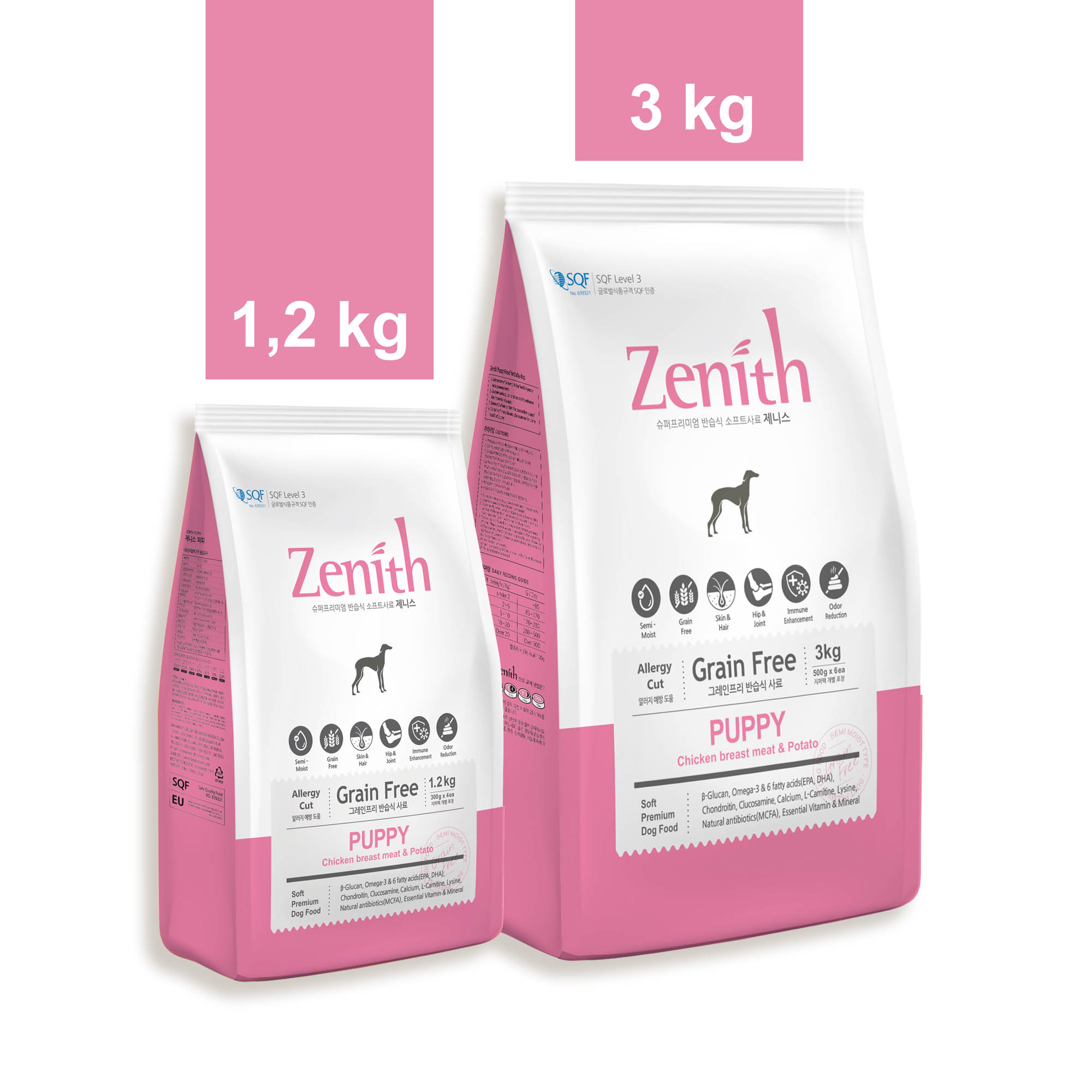 Thức ăn hạt mềm cho chó con Zenith Puppy | Không ngũ cốc | Hỗ trợ miễn dịch | Phát triển xương khớp chắc khoẻ