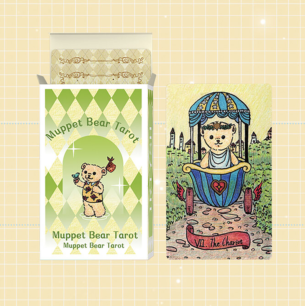 Bộ Bài Muppet Bear Tarot 78 Lá Bài Đá Thanh Tẩy