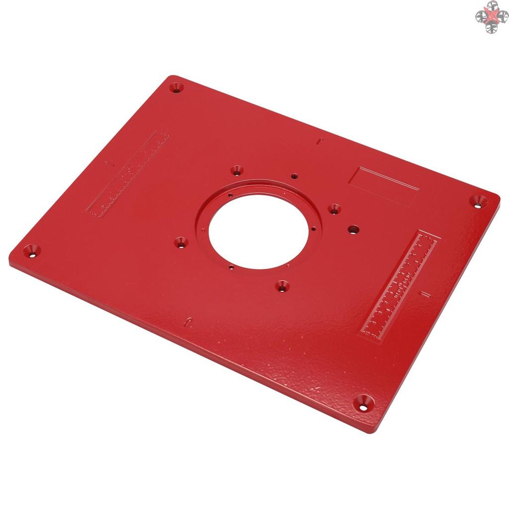 Multifunctional Aluminum Alloy Router Table Insert Plate Trimmer Engraving Machine Tool Woodworking Benches Woodworking Tools