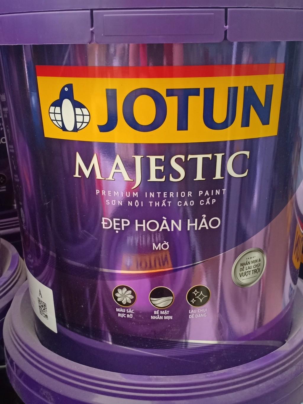 Sơn cao cấp trong nhà JOTUN MAJESTIC 1 lít đẹp hoàn hảo mờ chống nấm mốc (Sơn nội thất)