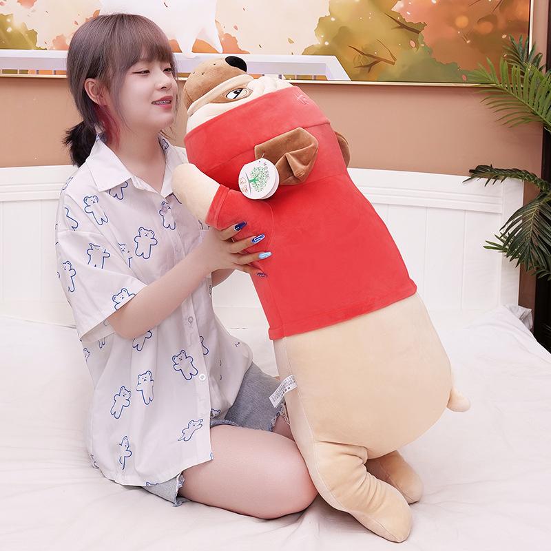 Gấu bông Chó Pull mặt xệ nhiều màu sắc đáng yêu, Thú bông cao cấp dễ thương