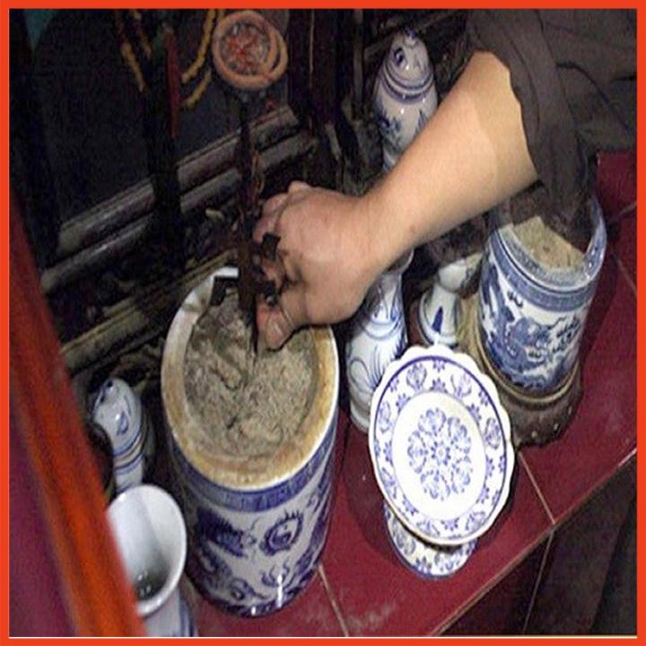 Tro rơm nếp bốc bát nhang