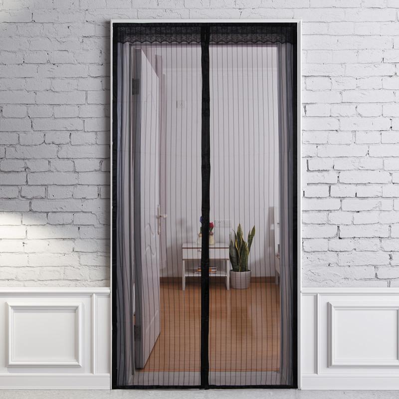 Magnet Fly Grille Cửa bảo vệ côn trùng 85x200cm, Rèm từ tính là lý tưởng cho cửa ban công, cửa hầm và cửa hiên, lắp ráp keo dính ánh sáng mà không cần khoan, không rút ngắn