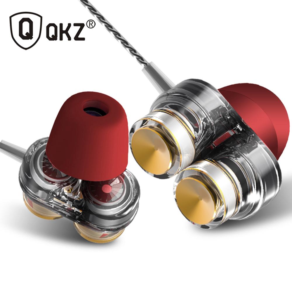 Tai nghe có dây QKZ KD7 3,5 mm Di chuyển kép Âm thanh nổi Bass nặng